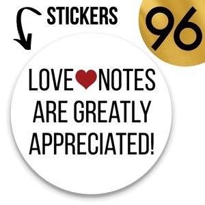 96 Posh Packaging Sticker Labels 2" Round Poshmark